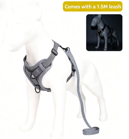 Pet Leash Reflective Breathable Cat Harness Vest Style Small Cat Breathable Reflective
