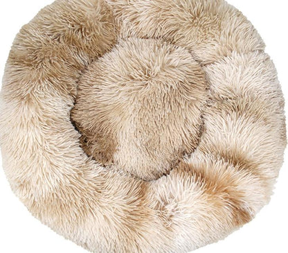 Round Plush Pet Winter Warm Pet Cat Litter Dog Bed Cat Mat Pet Supplies Dog Kennel Cat Litter